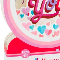 Hallmark All My Love Snow Globe Musical 3D Pop-Up Valentine's Day Card With Motion -Best Christmas Decoration Stores Hearts Snow Globe 3D PopUp Music Motion Valentines Day Card 1299VAY9986 04