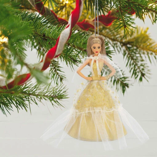 Hallmark 2023 Latina Holiday Barbie™ Ornament - Image 2