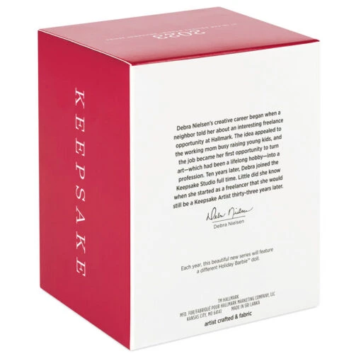 Hallmark 2023 Latina Holiday Barbie™ Ornament - Image 5