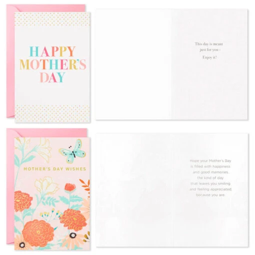 Hallmark Illustrated Floral Assorted Mother's Day Cards, Pack Of 36 - Image 2