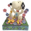 Enesco Jim Shore Peanuts Snoopy In Flowers Figurine, 4.75" -Best Christmas Decoration Stores Jim Shore Peanuts Snoopy in Flowers Figurine 6007965 01