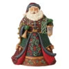Enesco Jim Shore Collector Santa With Lantern Figurine, 14.02" -Best Christmas Decoration Stores Jim Shore Santa Claus Lantern French Horn Figurine 6012948 01