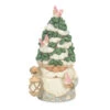 Enesco Jim Shore White Woodland Gnome With Evergreen Tree Hat Figurine, 7.09" -Best Christmas Decoration Stores Jim Shore Woodland Gnome With Evergreen Hat Figurine 6012682 01