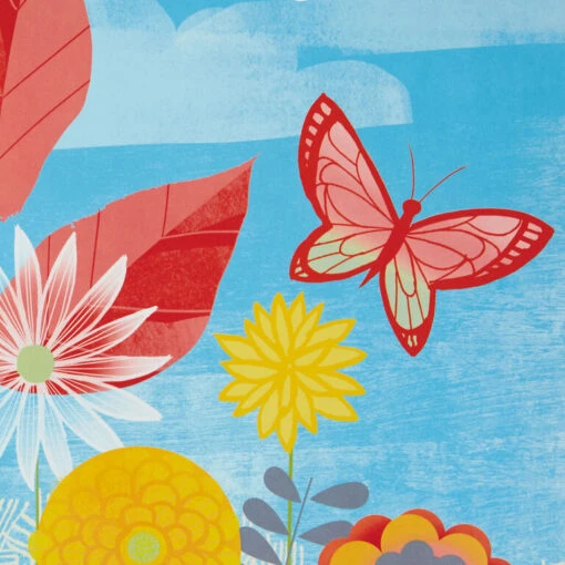 Hallmark 16" Joyful Butterflies Pop-Up Jumbo Birthday Card - Image 5