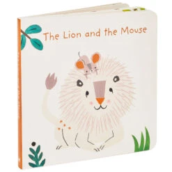 Hallmark The Lion And The Mouse Board Book And Lion Lovey Blanket Set -Best Christmas Decoration Stores Lion Lovey Blanket Lion Mouse Kindness Board Book Set 1BBY4783 03