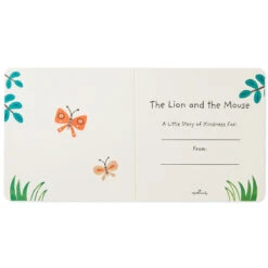 Hallmark The Lion And The Mouse Board Book And Lion Lovey Blanket Set -Best Christmas Decoration Stores Lion Lovey Blanket Lion Mouse Kindness Board Book Set 1BBY4783 04
