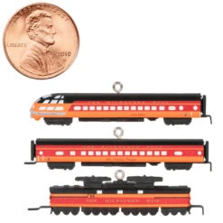 Hallmark Mini Lionel® Milwaukee Road EP-2 Passenger Ornaments, Set Of 3 -Best Christmas Decoration Stores Lionel Trains Milwaukee Road Cars Keepsake Ornaments 2299QXM9287 07