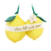 Hallmark Live Life With Zest! Porcelain Ornament -Best Christmas Decoration Stores Live Life With Zest Lemons Keepsake Ornament 1799QHX3057 01