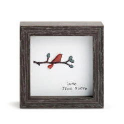 Demdaco Love From Above Cardinal Shadow Box