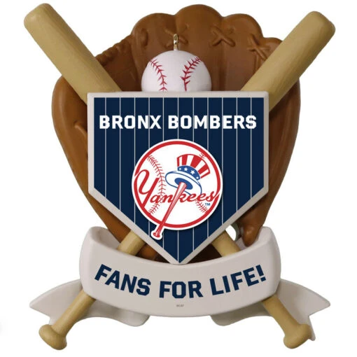 MLB Baseball Personalized Ornament, Yankees™ - Image 3