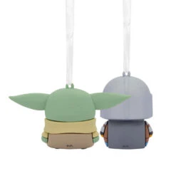 Better Together Star Wars: The Mandalorian™ And Grogu™ Magnetic Hallmark Ornaments, Set Of 2 -Best Christmas Decoration Stores Mandalorian and Grogu Christmas Ornaments 3HCM2401 06