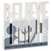 Hallmark Disney Mickey Mouse Believe Wood Quote Sign, 6x6 -Best Christmas Decoration Stores Mickey Mouse Believe Dimensional Sign 1DYG2055 01