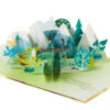 Hallmark Love Sharing Life's Adventure With You 3D Pop-Up Love Card -Best Christmas Decoration Stores Mountains and Trees 3D PopUp Love Card 1299LAD2890 01