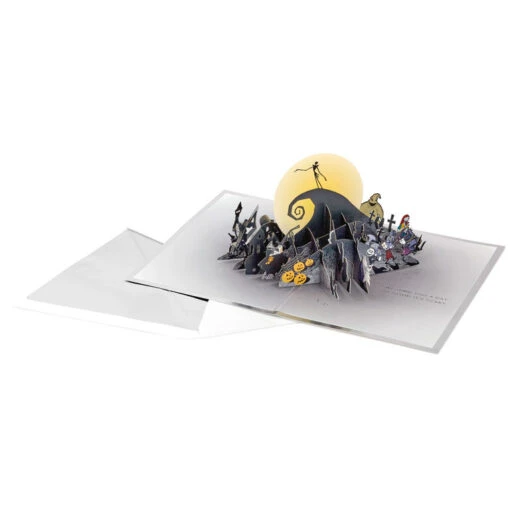 Hallmark Disney Tim Burton's The Nightmare Before Christmas Happy Nightmares 3D Pop-Up Card - Image 4