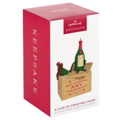Hallmark A Case Of Christmas Cheer Ornament -Best Christmas Decoration Stores None for Santa Wine Crate Keepsake Ornament 1799QGO2869 04