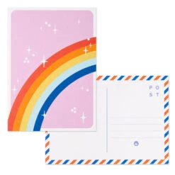 Hallmark Keep It Sunny Postcards, Book Of 10 -Best Christmas Decoration Stores Orange and Blue Keep It Sunny Postcards 1SOM3857 04