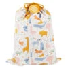 Hallmark 28" Pastel Animals Large Fabric Gift Bag With Tag -Best Christmas Decoration Stores Pastel Animals Fabric Gift Sack With Tag 1499EGB7167 01