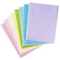 Hallmark Assorted Pastel Colors Bulk Tissue Paper, 120 Sheets -Best Christmas Decoration Stores Pastel Colors Bulk Tissue Paper Assortment Pack 5TIS1096 03