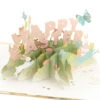 Hallmark Happy Surprises 3D Pop-Up Easter Card -Best Christmas Decoration Stores Pastel Eggs 3D PopUp Easter Card 1299IRC7072 01
