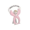 Roman Pink Ribbon Always By My Side Bedside Angel, 2.5" -Best Christmas Decoration Stores Pink Ribbon Always By My Side Bedside Angel 223298 01