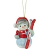 Precious Moments ‘Tis The Ski-Son To Be Jolly Ornament, 3.4" -Best Christmas Decoration Stores Precious Moments Snowman With Skis Christmas Ornament 231016 01