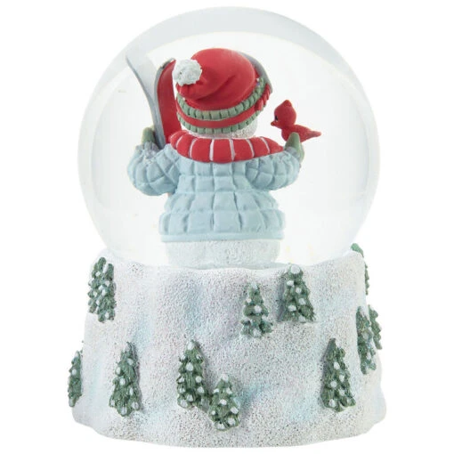Precious Moments ‘Tis The Ski-Son To Be Jolly Musical Snow Globe, 5.7" - Image 2