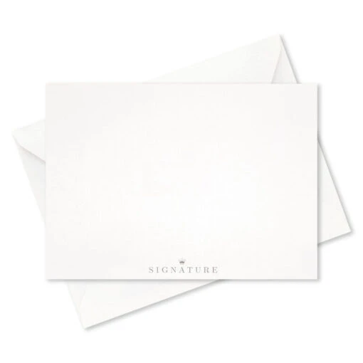 Hallmark Purple Flowers Blank Thank-You Notes, Box Of 8 - Image 4