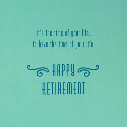Hallmark 16" Retired And Admired Jumbo Retirement Card With Banner - Image 2
