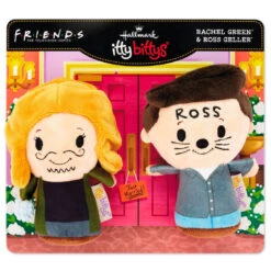 Hallmark Itty Bittys® Friends Ross And Rachel Plush, Set Of 2 -Best Christmas Decoration Stores Ross and Rachel Plush Friends itty bittys 1KDD2070 03