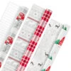 Hallmark Rustic Winter 3-Pack Reversible Metallic Christmas Wrapping Paper, 120 Sq. Ft. -Best Christmas Decoration Stores Rustic Winter Reversible Christmas Wrapping Paper 5JXW1034 01