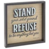 Hallmark Schitt's Creek® Moira Rose Quote Wood Sign, 11.75x11.75 -Best Christmas Decoration Stores Schitts Creek Stand Your Ground Wood Quote Sign 1PCL1022 01