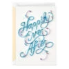 Hallmark Happily Ever After Quilled Paper Handmade Wedding Card -Best Christmas Decoration Stores Script Letters Quilled Paper Handmade Wedding Card 1299LAD9615 01