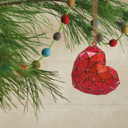 Signature Heart Metal Hallmark Ornament - Image 2
