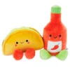 Hallmark Better Together Taco And Hot Sauce Magnetic Plush, 5" -Best Christmas Decoration Stores Taco and Hot Sauce Magnetic Plush 1KID2088 01
