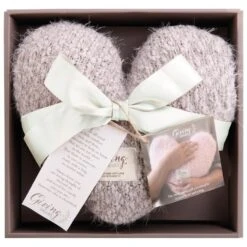 Taupe Giving Heart Pillow