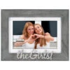The Girls! Picture Frame, 5x7 -Best Christmas Decoration Stores The Girls Gray Wood and Silver Picture Frame 331846 01