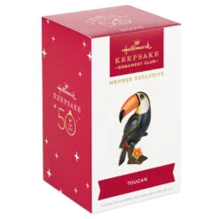 Hallmark Toucan 2023 Exclusive Ornament -Best Christmas Decoration Stores Toucan Bird Keepsake Ornament 1799QXC5620 04