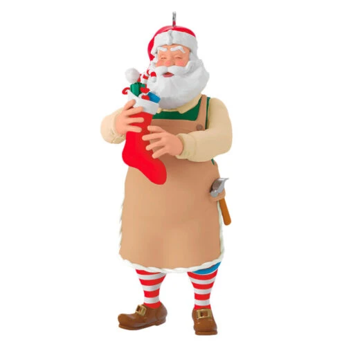 Hallmark Toymaker Santa Surprise Mystery Ornament - Image 2