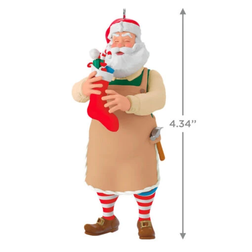 Hallmark Toymaker Santa Surprise Mystery Ornament - Image 5