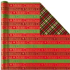 Hallmark Traditional Christmas 4-Pack Reversible Wrapping Paper Rolls, 150 Sq. Ft. -Best Christmas Decoration Stores Traditional Christmas 4Pack Reversible Wrapping Paper Rolls 150 sq ft root 5JXW1738 JXW1738 1470 3.jpg Source Image