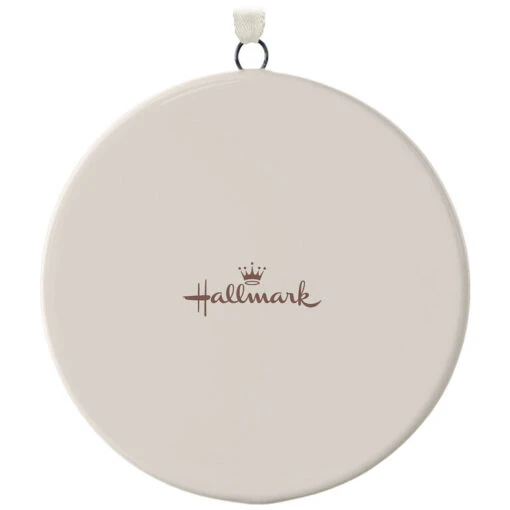 Volleyball Ceramic Circle Personalized Ornament - Image 6