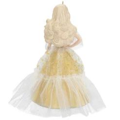 Hallmark 2023 Holiday Barbie™ Ornament -Best Christmas Decoration Stores White Holiday Barbie Doll Keepsake Ornament 2199QXR8209 06
