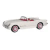 Hallmark 1953 Chevrolet® Corvette® 70th Anniversary 2023 Metal Ornament -Best Christmas Decoration Stores White and Red Corvette Car Keepsake Ornament 2199QXE3247 01