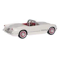 Hallmark 1953 Chevrolet® Corvette® 70th Anniversary 2023 Metal Ornament -Best Christmas Decoration Stores White and Red Corvette Car Keepsake Ornament 2199QXE3247 06