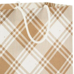 Hallmark Christmas Kraft 8-Pack Holiday Gift Bags, Assorted Sizes And Designs -Best Christmas Decoration Stores White on Kraft Paper Assortment Christmas Gift Bags 5XGB1417 05
