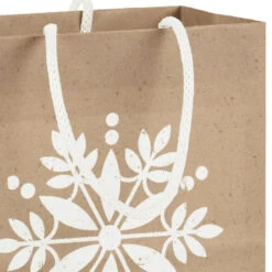 Hallmark Christmas Kraft 8-Pack Holiday Gift Bags, Assorted Sizes And Designs -Best Christmas Decoration Stores White on Kraft Paper Assortment Christmas Gift Bags 5XGB1417 06