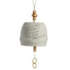 Demdaco Wedding Inspired Bell -Best Christmas Decoration Stores WhiteGold Ceramic Bell Decoration 1005000533 01