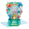 Hallmark Wild Animal Party Boxed Pop-Up Birthday Cards, Pack Of 8 -Best Christmas Decoration Stores Wild Animal Party PopUp Boxed Birthday Cards 5STZ1174 01