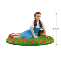 Hallmark The Wizard Of Oz™ Under The Poppies' Spell Ornament -Best Christmas Decoration Stores Wizard of Oz Dorothy in Poppies Keepsake Ornament 2199QXI6107 03